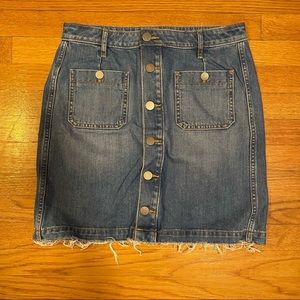 Loft Denim Skirt- 6